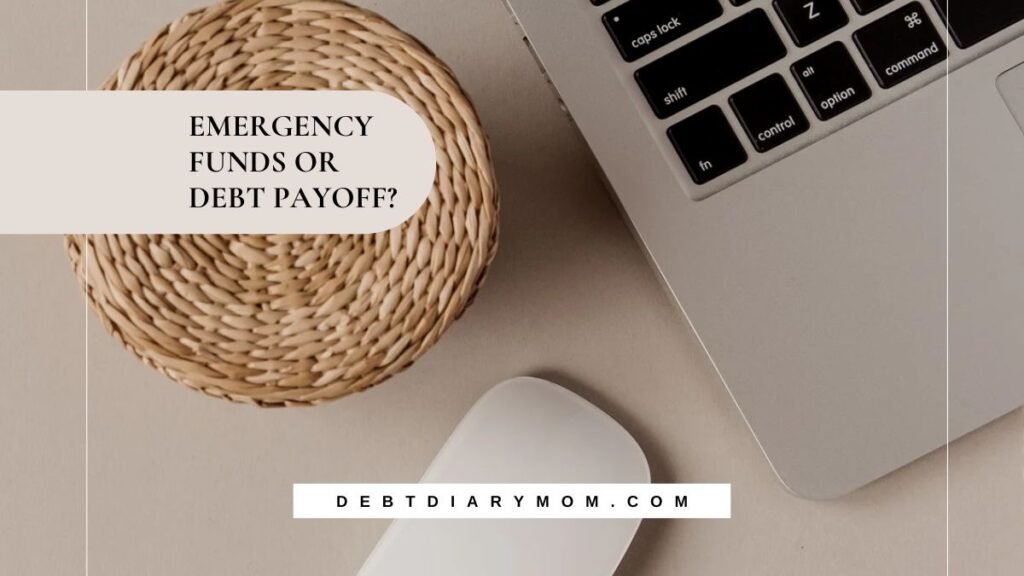 Should you build an emergency fund or pay off debt first?